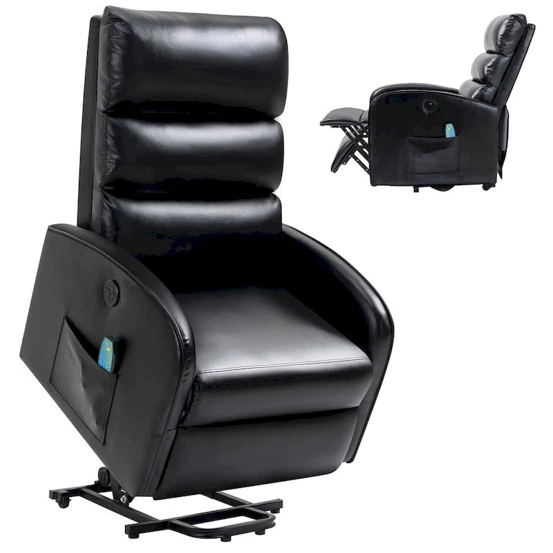 AVAWING Contemporary Electric Recliner with Power Lift and Massage Features 2