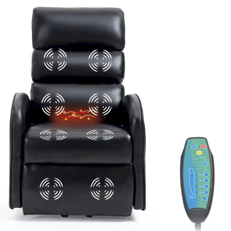 AVAWING Contemporary Electric Recliner with Power Lift and Massage Features 4