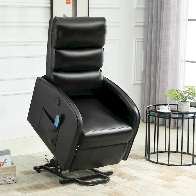 AVAWING Contemporary Electric Recliner with Power Lift and Massage Features 7