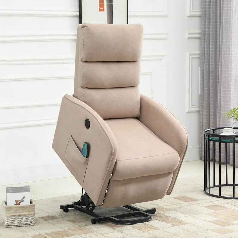 AVAWING Contemporary Electric Recliner with Power Lift and Massage Features 15
