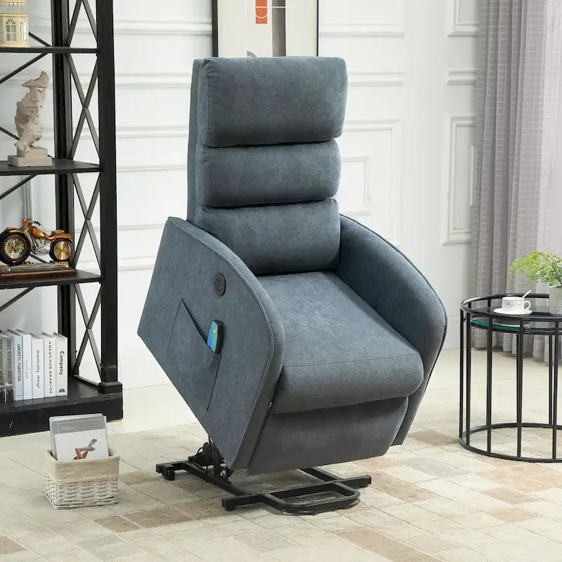 AVAWING Contemporary Electric Recliner with Power Lift and Massage Features 16