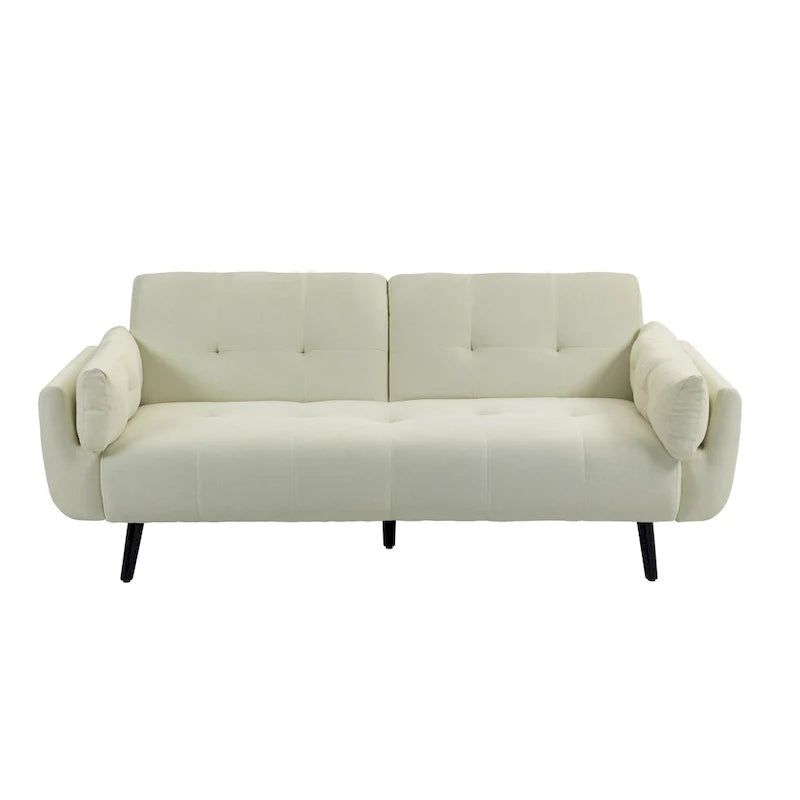 Adjustable Reclining Futon Sofa Bed - Convertible Sleeper Couch 10