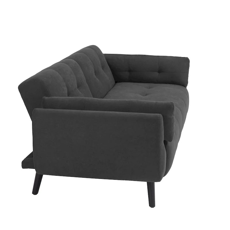 Adjustable Reclining Futon Sofa Bed - Convertible Sleeper Couch 15