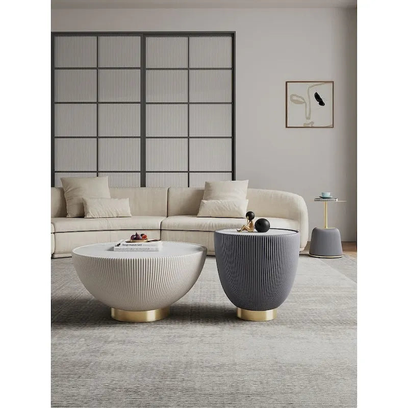 Manhattan Comfort Contemporary Anderson 2.0 Upholstered 3-Piece Table Collection 39