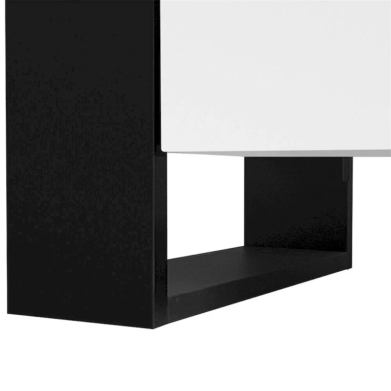 Contemporary TV Stand with Electric Fireplace - Fits TVs Up to 78 Inches 11