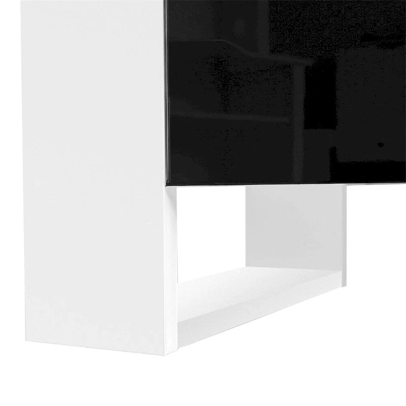 Contemporary TV Stand with Electric Fireplace - Fits TVs Up to 78 Inches 19