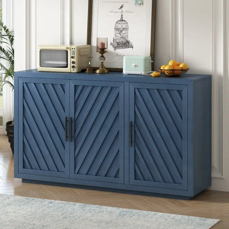 Farmhouse Sideboard Cabinet with Storage Doors and Adjustable Shelves 1