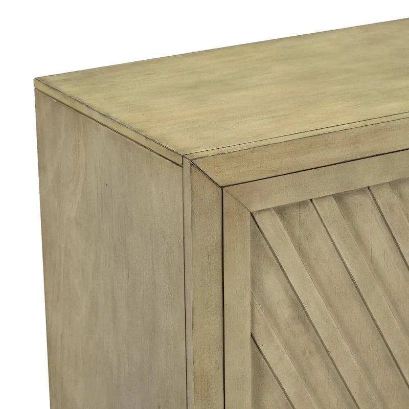 Farmhouse Sideboard Cabinet with Storage Doors and Adjustable Shelves 11