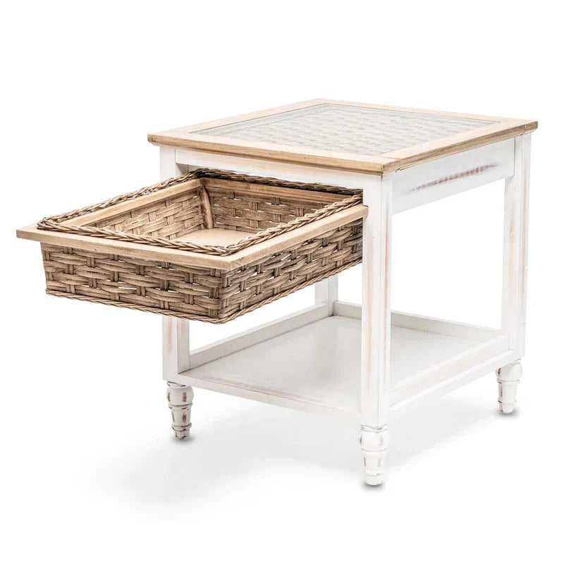 Island Breeze Single-Basket Side Table 3