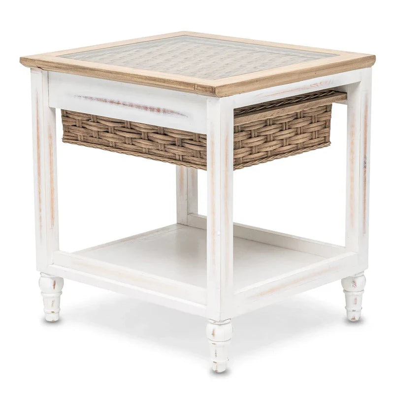 Island Breeze Single-Basket Side Table 5