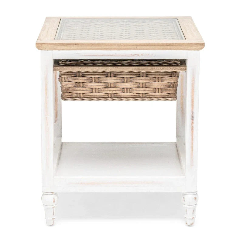 Island Breeze Single-Basket Side Table 6