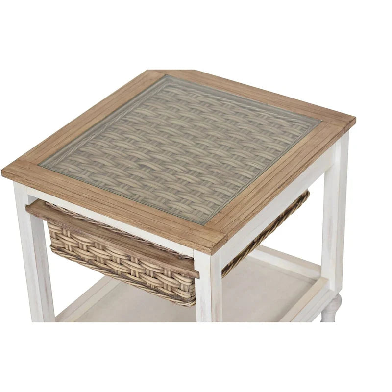 Island Breeze Single-Basket Side Table 8