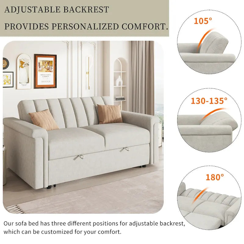 Versatile Soft Cushion Sofa Bed 13