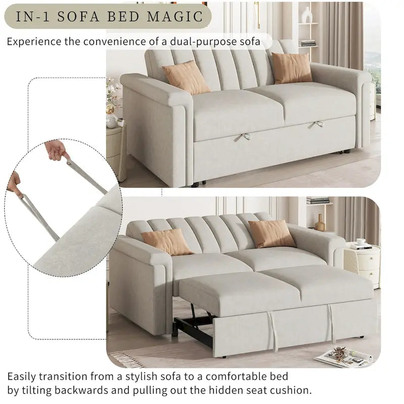 Versatile Soft Cushion Sofa Bed 14