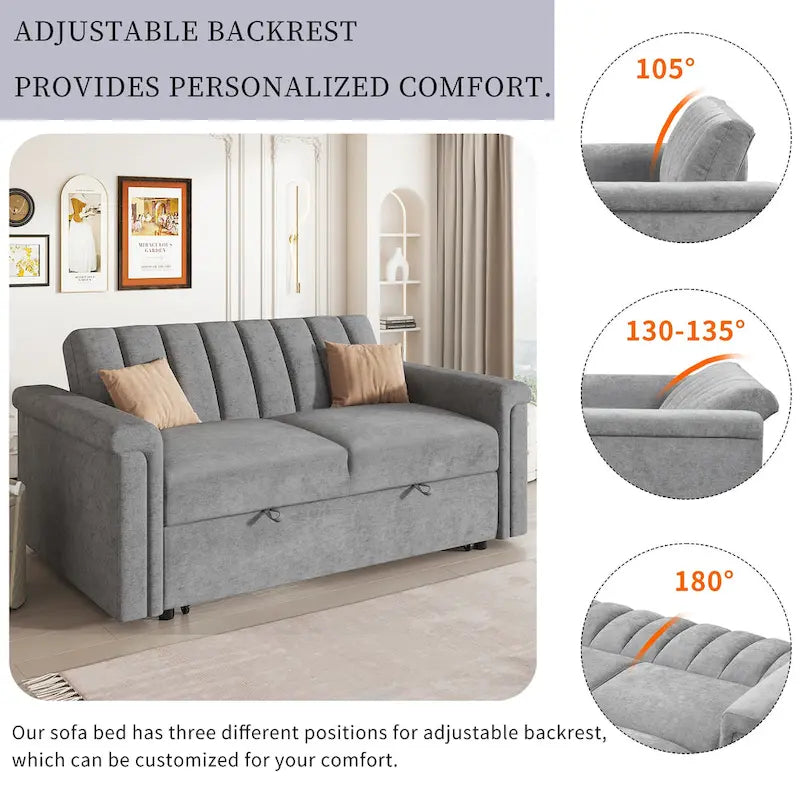 Versatile Soft Cushion Sofa Bed 29