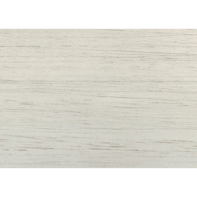 Rome 48-Inch Rectangular Sofa Table with 2 Drawers - White and Brown Solid Wood 4