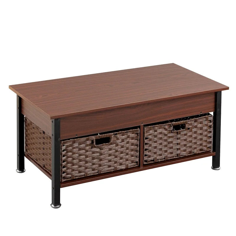 Metal Coffee Table with Lift-Top and Concealed Storage 8
