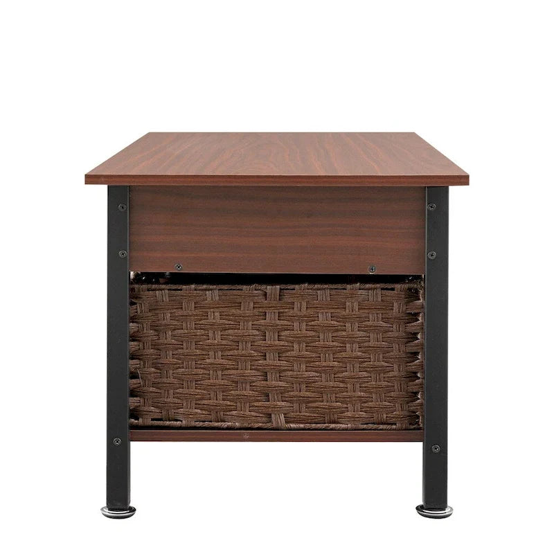 Metal Coffee Table with Lift-Top and Concealed Storage 11