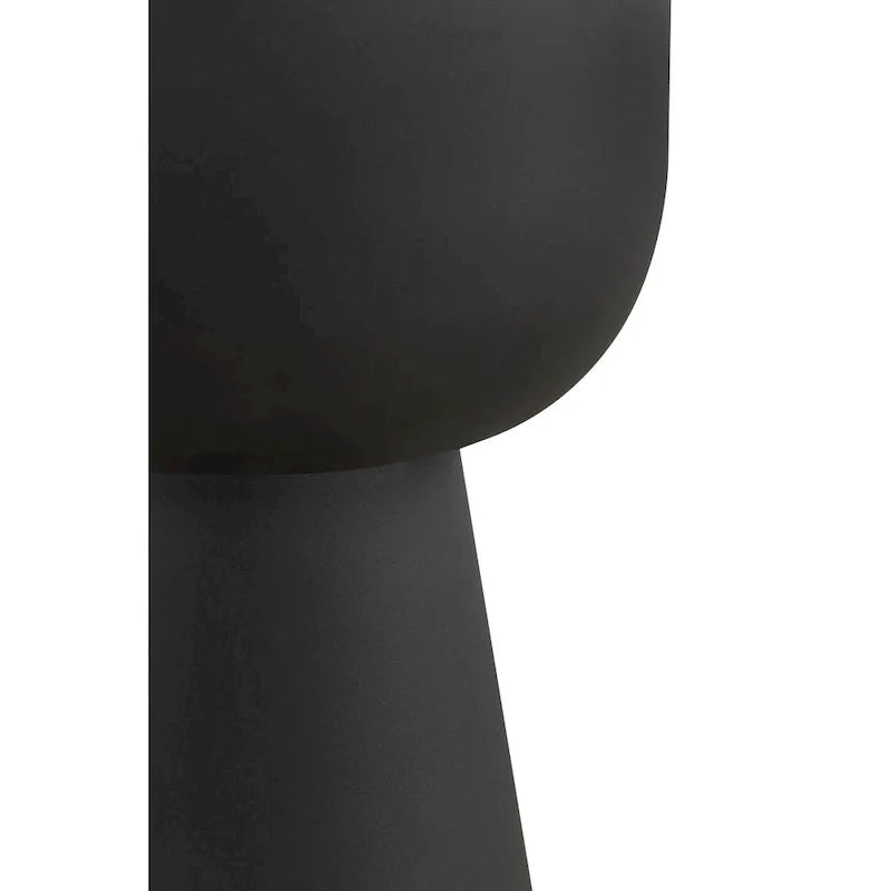 NILA Modern Black Side Table with White Marble Top - Stylish Accent for Living Room & Bedroom 4