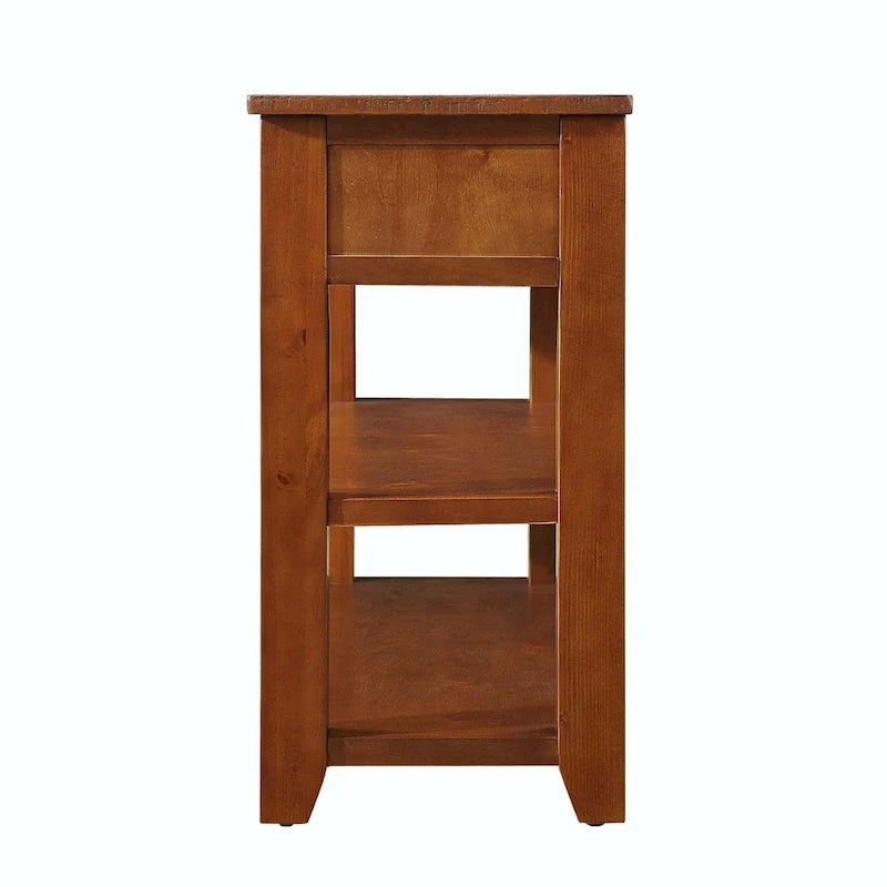 48-Inch Solid Pine Wood Console Table 16