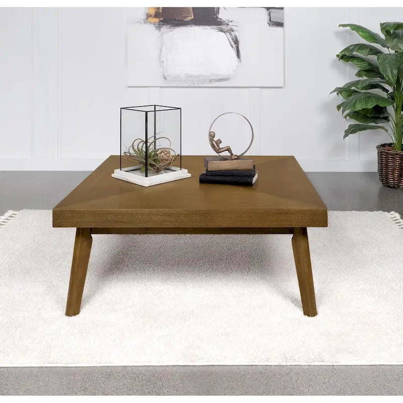 Diamond Parquet Walnut Coffee Table by Hayward 1