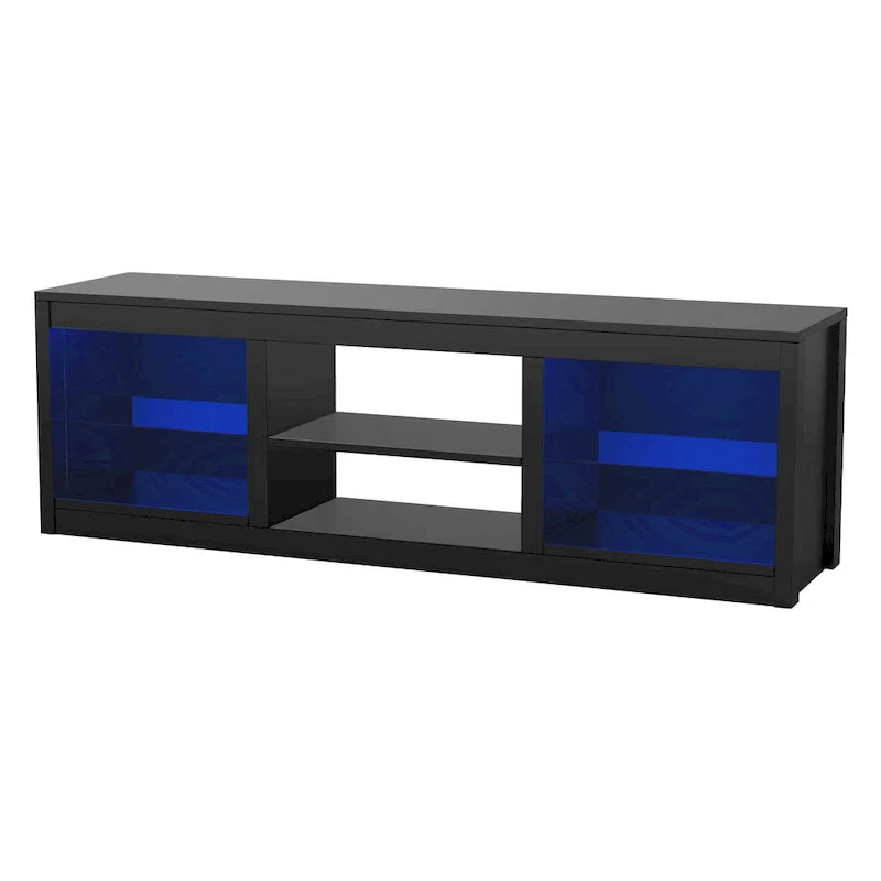 66-Inch Contemporary RGB LED TV Stand Console for TVs Up to 75 Inches 10