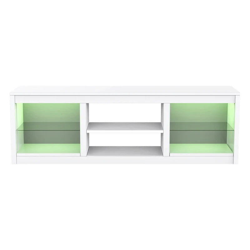 66-Inch Contemporary RGB LED TV Stand Console for TVs Up to 75 Inches 17