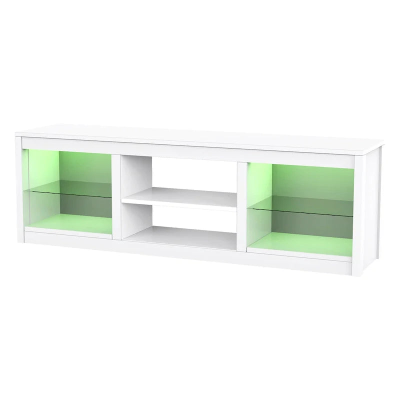 66-Inch Contemporary RGB LED TV Stand Console for TVs Up to 75 Inches 20