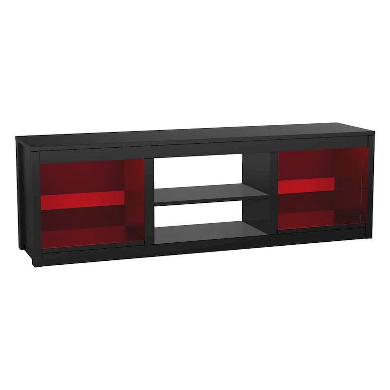 66-Inch Contemporary RGB LED TV Stand Console for TVs Up to 75 Inches 26