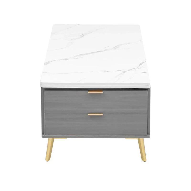 Versatile Lift-Top Coffee Table with Storage Drawers 17