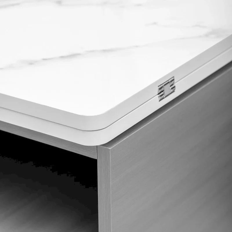 Versatile Lift-Top Coffee Table with Storage Drawers 23