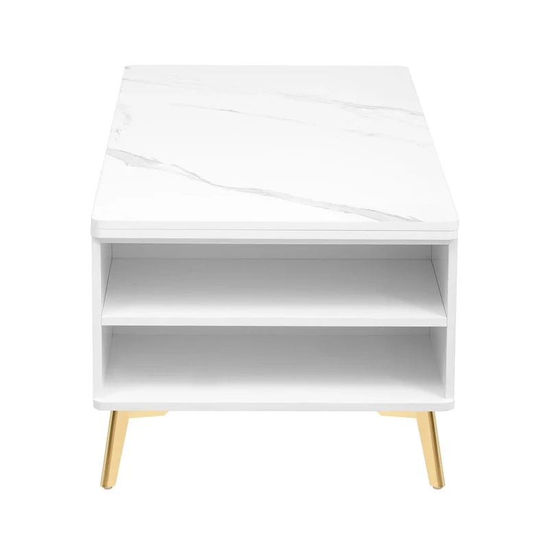 Versatile Lift-Top Coffee Table with Storage Drawers 24