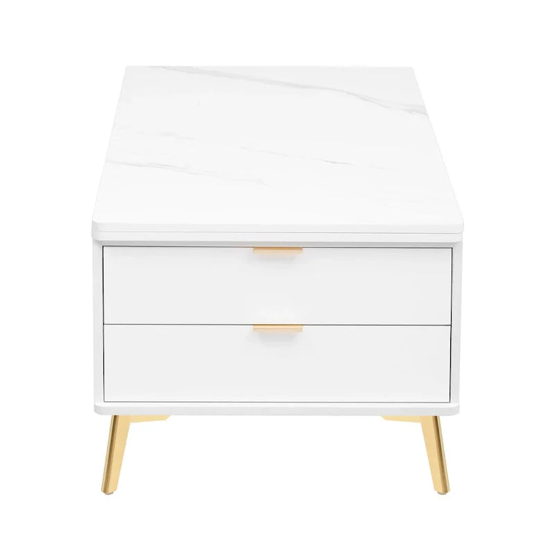 Versatile Lift-Top Coffee Table with Storage Drawers 25