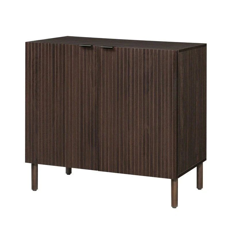 Merk 2-Door Walnut Cabinet 3