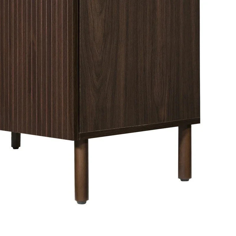 Merk 2-Door Walnut Cabinet 5