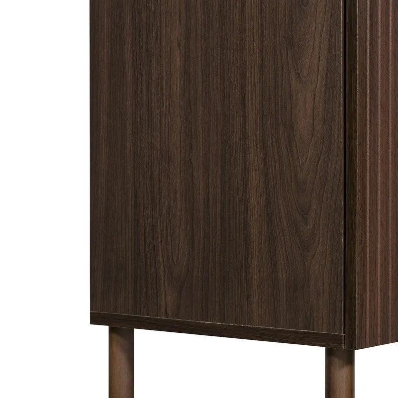 Merk 2-Door Walnut Cabinet 6