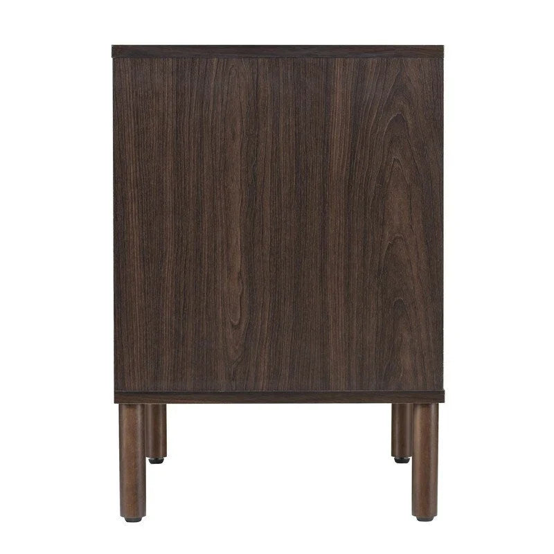 Merk 2-Door Walnut Cabinet 8