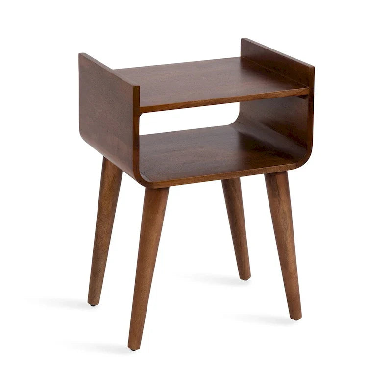 Kate and Laurel Quilby Wooden Side Table - 18 x 14 x 27 Inches 11