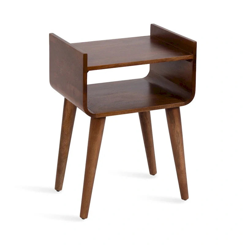 Kate and Laurel Quilby Wooden Side Table - 18 x 14 x 27 Inches 6