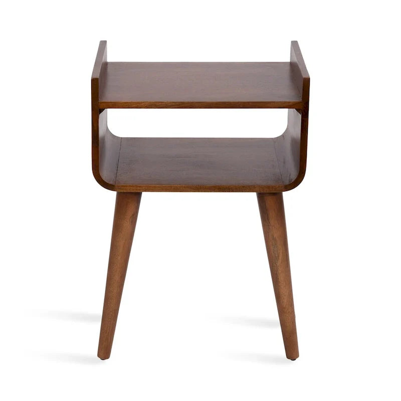 Kate and Laurel Quilby Wooden Side Table - 18 x 14 x 27 Inches 9