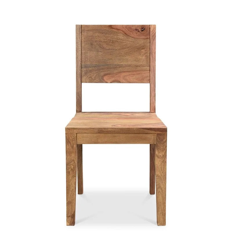 Set of 2 Raven Sheesham Wood Dining Chairs 1