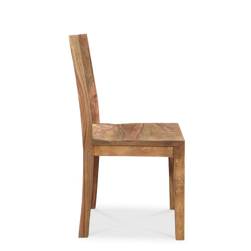 Set of 2 Raven Sheesham Wood Dining Chairs 3