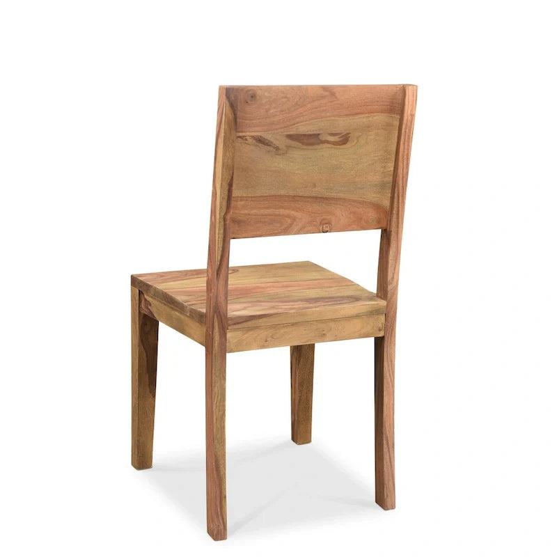 Set of 2 Raven Sheesham Wood Dining Chairs 4