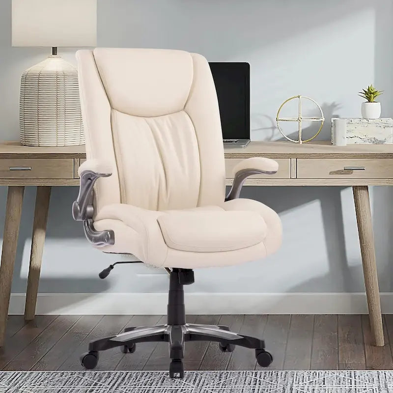 Ergonomic Office Chair with High Back Flip Up Armrests and Rolling Base 39