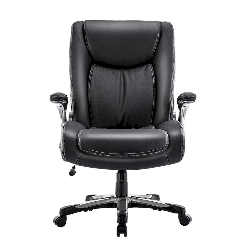 Ergonomic Office Chair with High Back Flip Up Armrests and Rolling Base 7