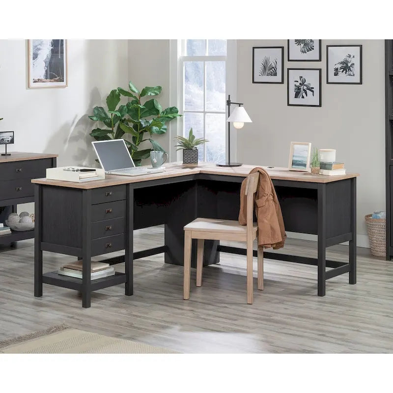 Cottage Road L-Shaped Desk 17