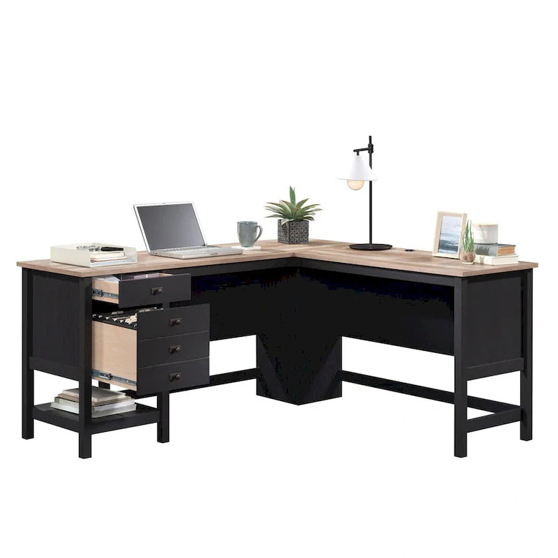 Cottage Road L-Shaped Desk 37