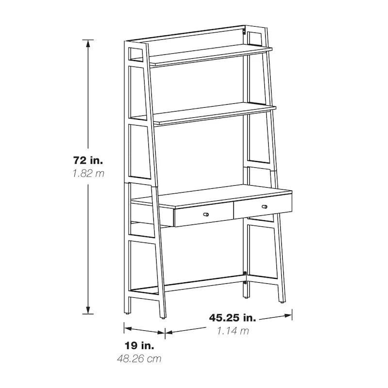 Lancaster 45-Inch Ladder Desk 2
