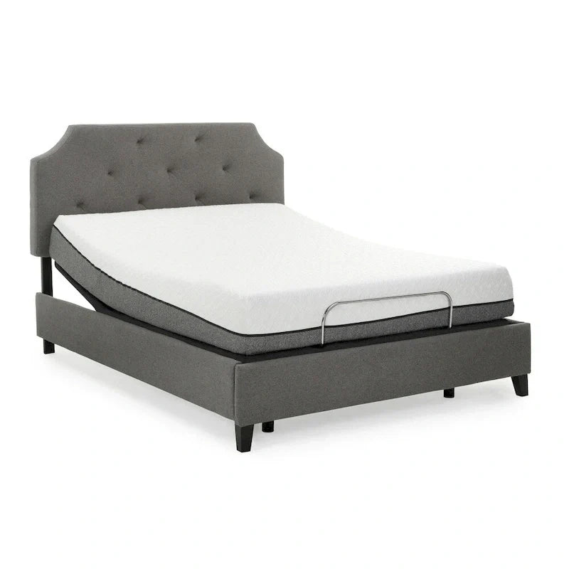 Sleep Zone Huntington 10-Inch Memory Foam Mattress with Z150 Adjustable Base Bundle 1
