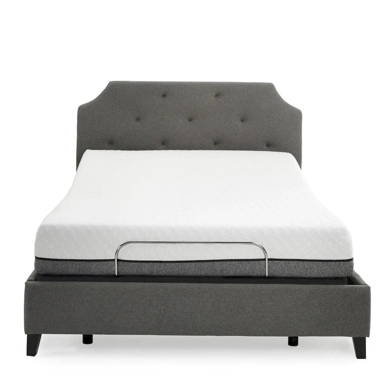 Sleep Zone Huntington 10-Inch Memory Foam Mattress with Z150 Adjustable Base Bundle 2